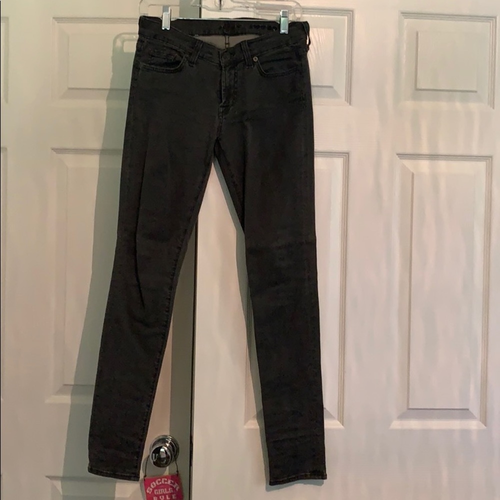 Gray skinny jeans